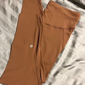LULULEMON Base Pace Copper Brown Tights-RARE